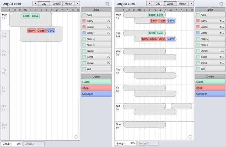 Restaurant Scheduling Template Free from getsling.com