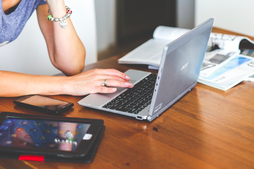 Woman using technology needed to manage millennials