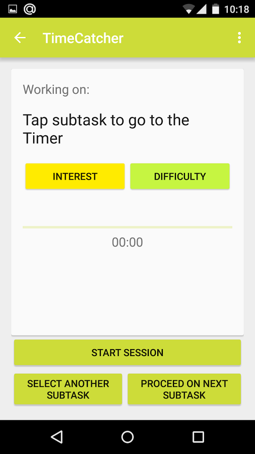 TimeCatcher app for work hours tracking