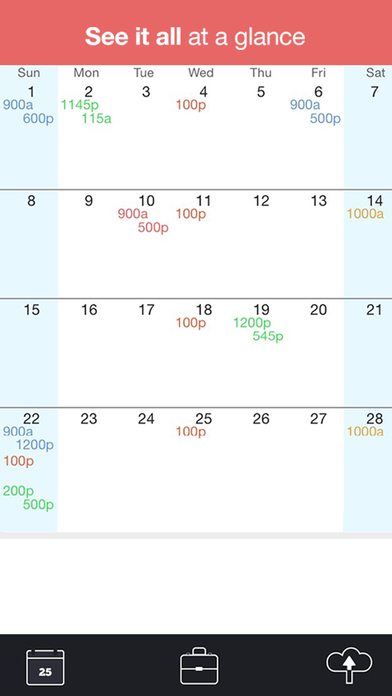 WorkTime work schedule app