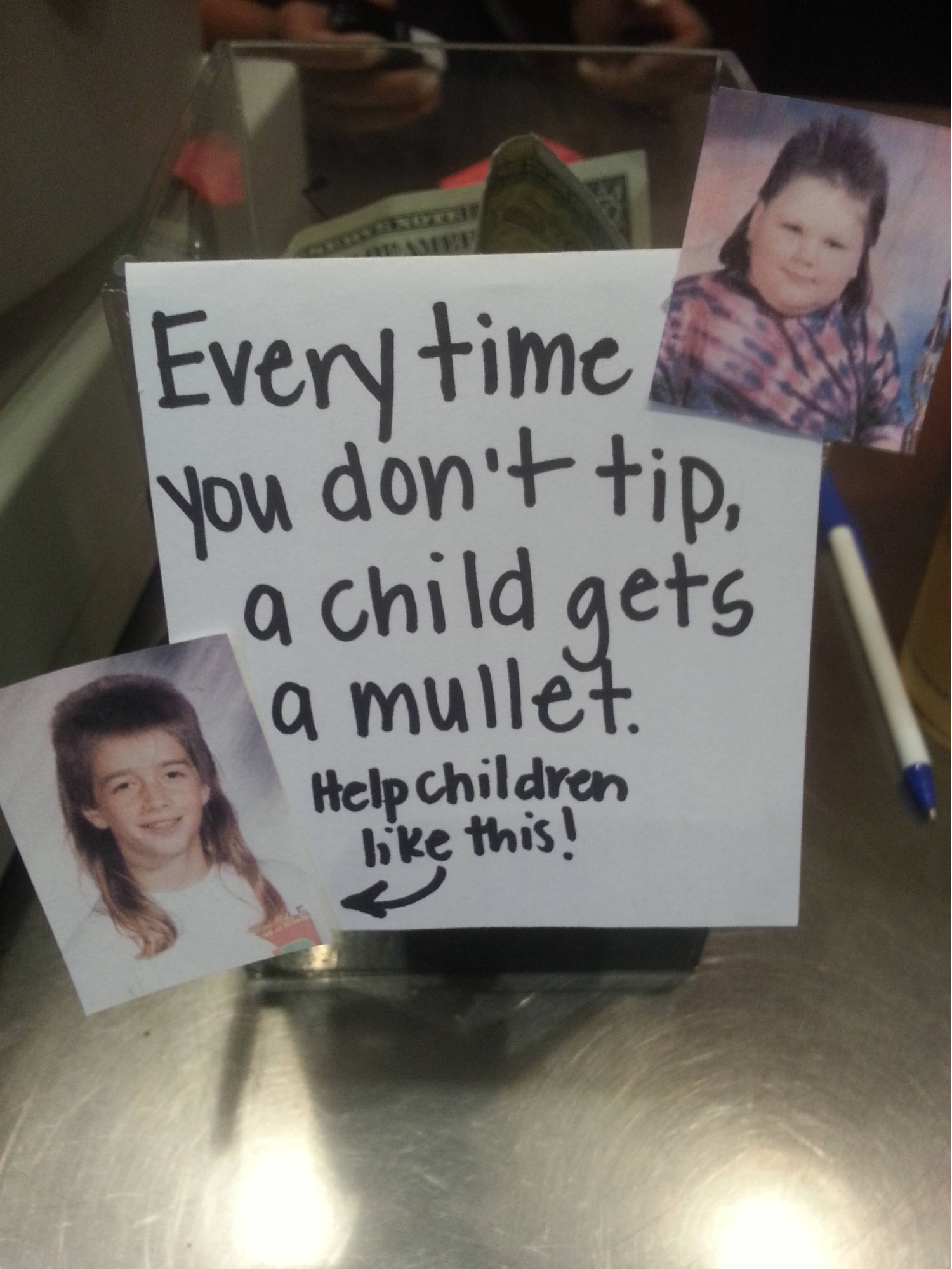Using humor for tip jar ideas