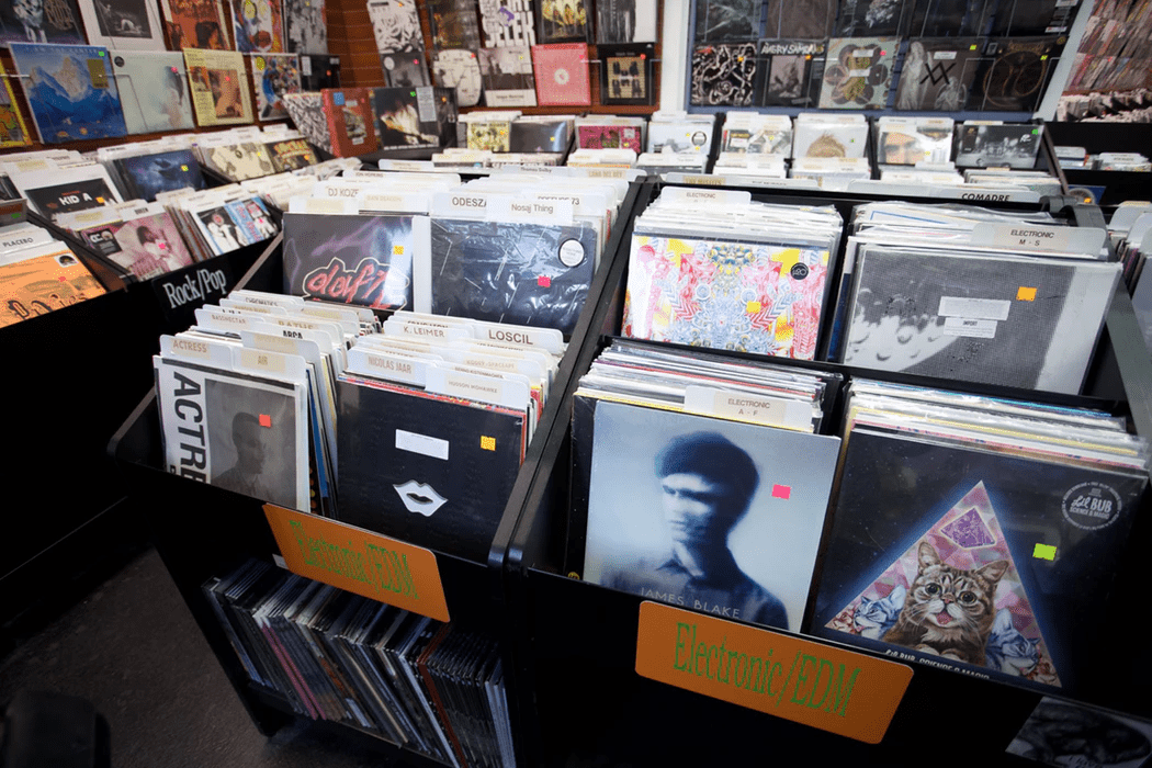 Inventory at a record store