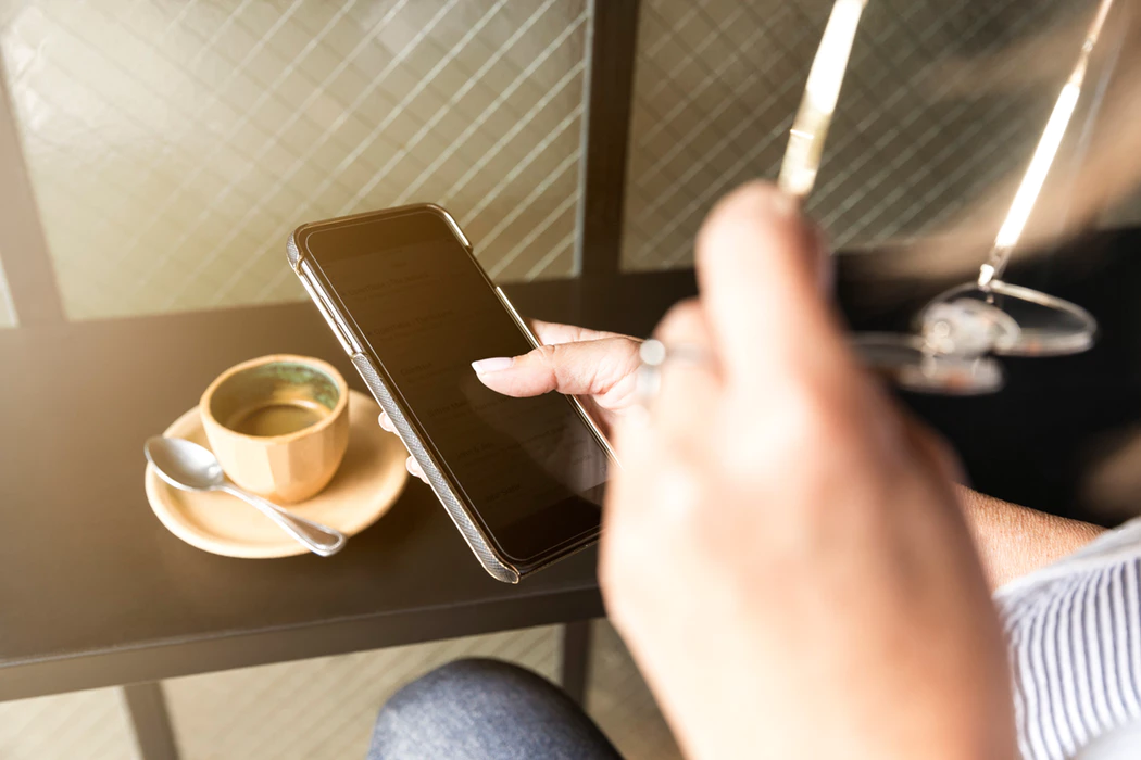 Woman reviewing her company's sales plan template