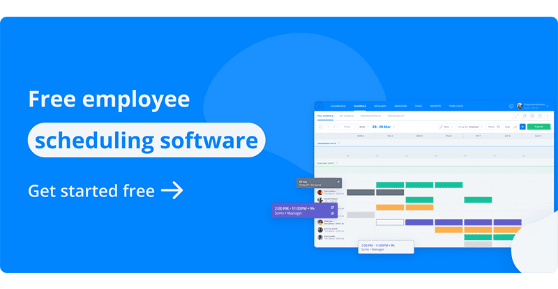 free employee scheduling software