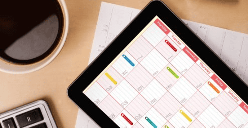 work schedule
