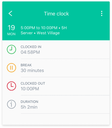 best free time clock app android