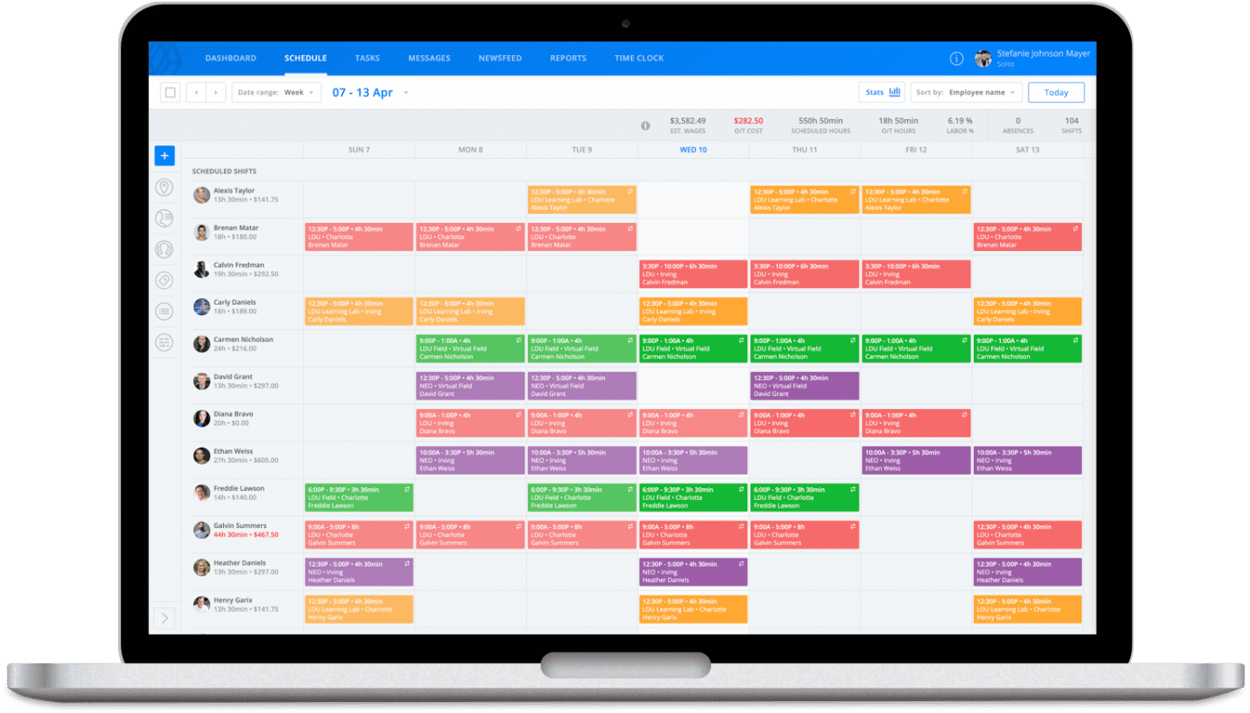 Sling Schedule Maker Create New Employee Schedules In Minutes