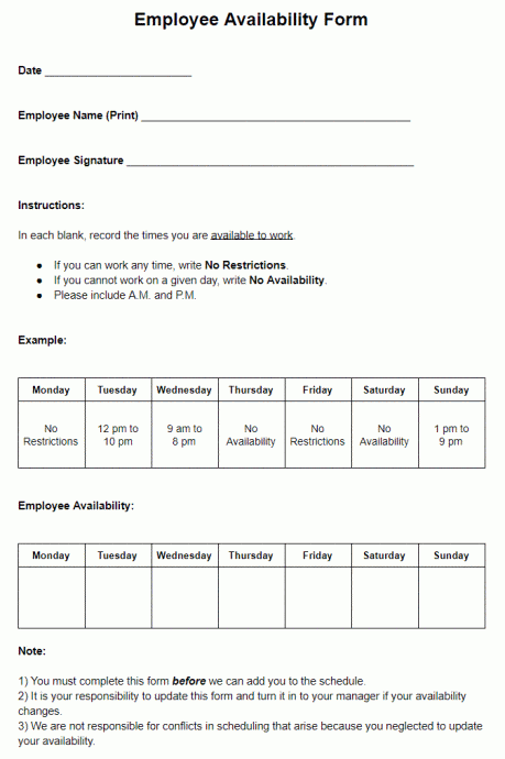 Employee Availability GIF Sling