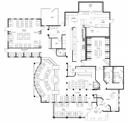 Binnenkomstplattegrond