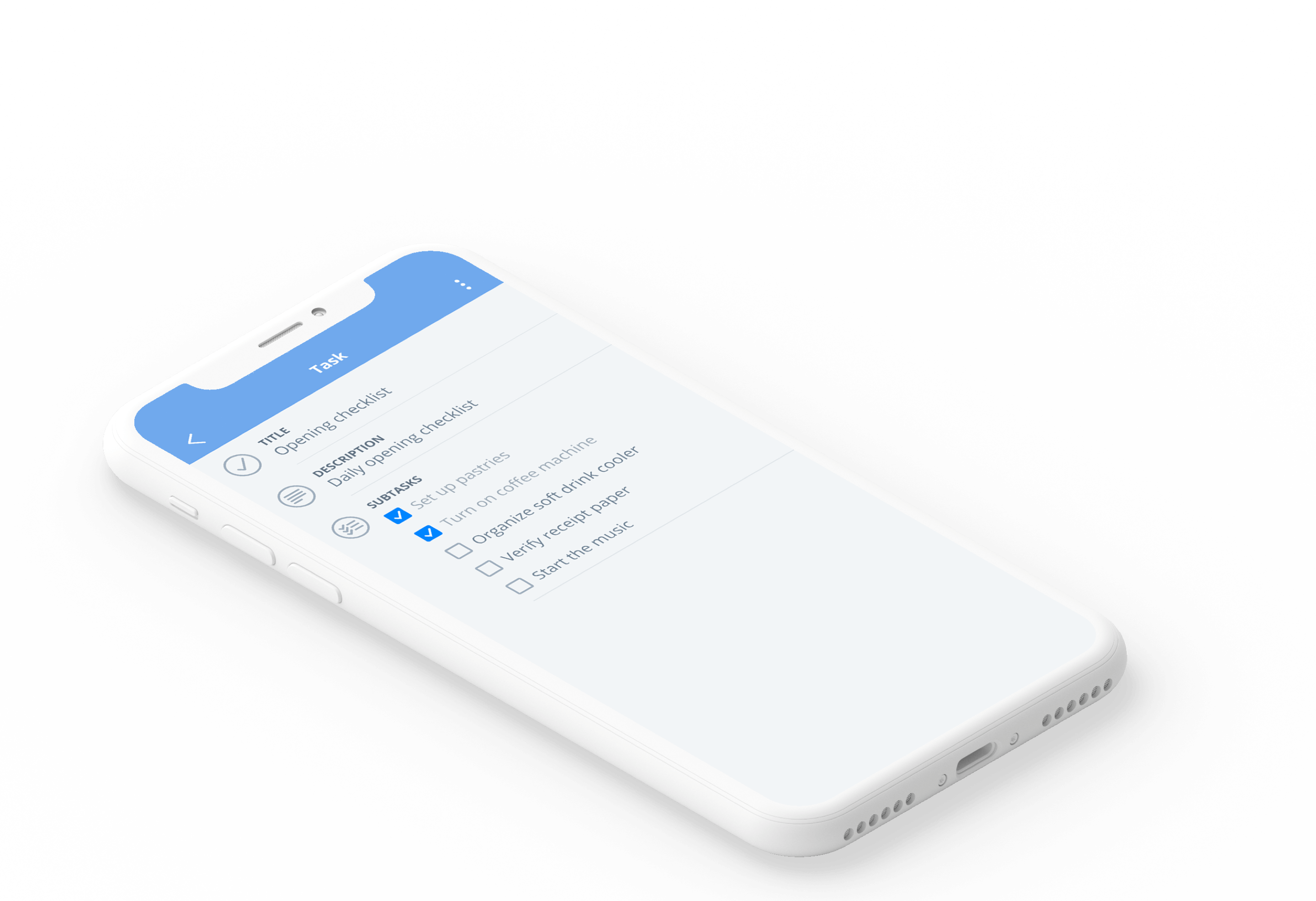 Sling employee task management mobile app