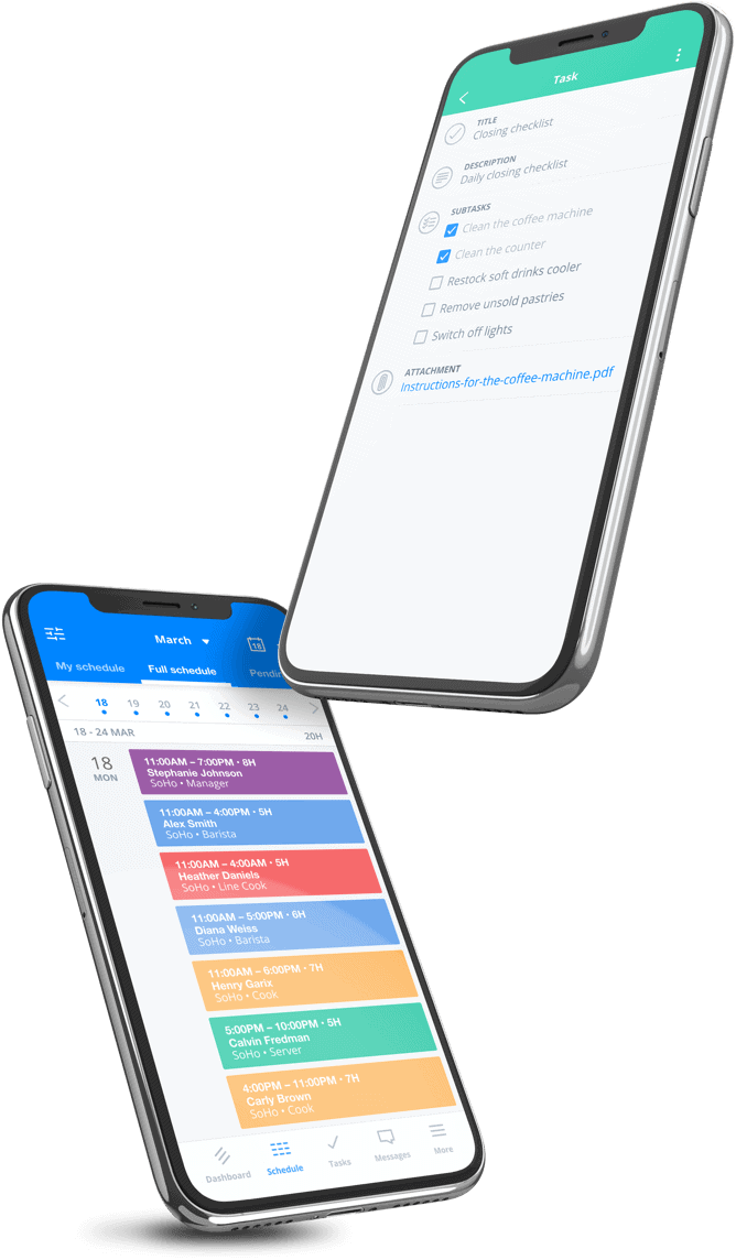 Sling employee scheduling mobile app