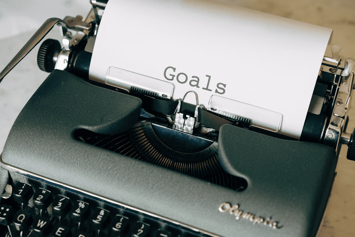 Type writer typing goals