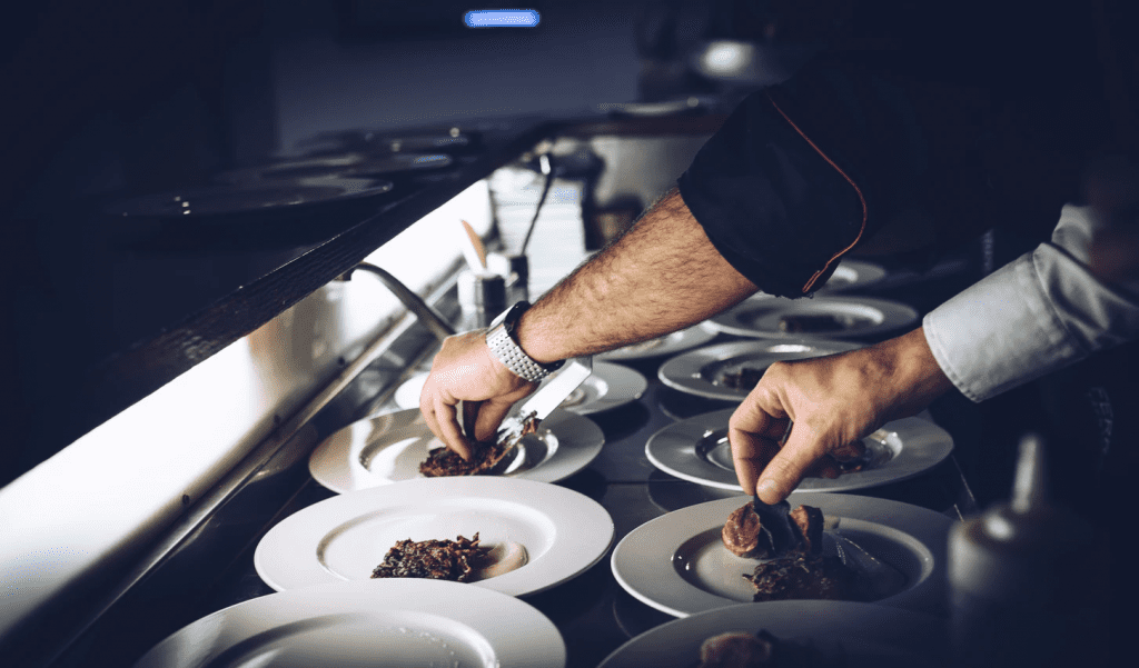 hourly employee working at a restaurant 