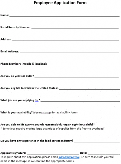 employee-application-form_1 | Sling