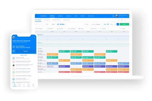 Sling app for scheduling for schools