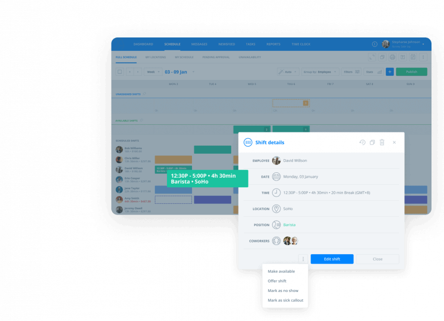 Shift Employee Scheduling Software Made Easy Sling