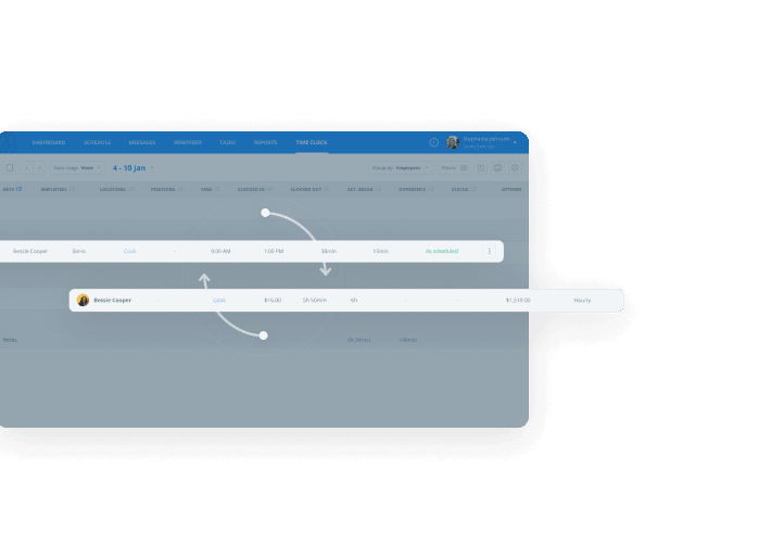 Sync employee timesheets with payroll