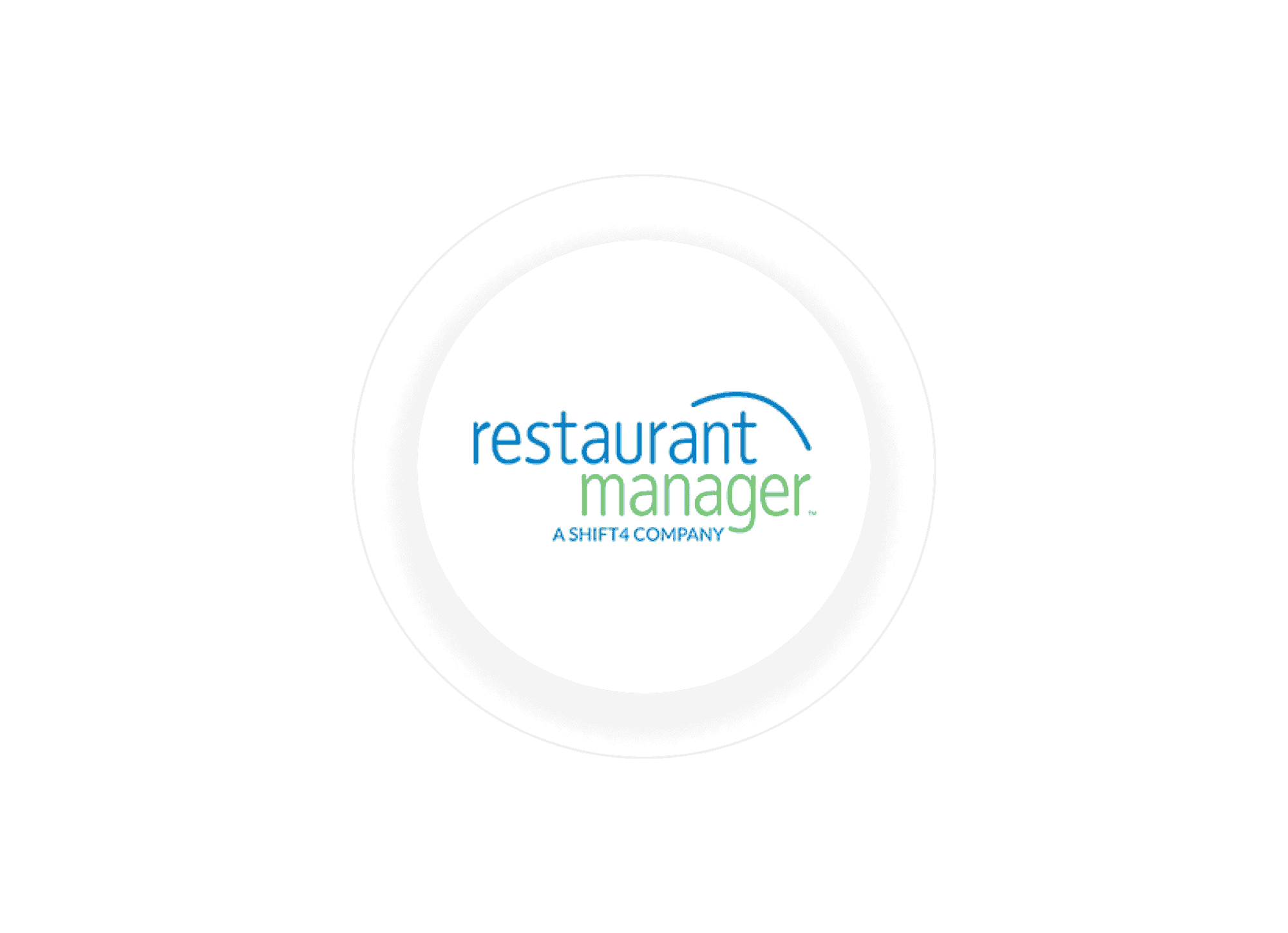 Лого на мениджър на ресторанта