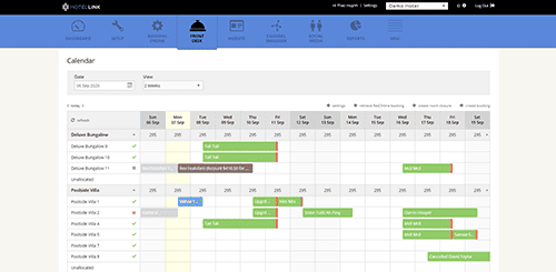 Front Desk - hotel management software