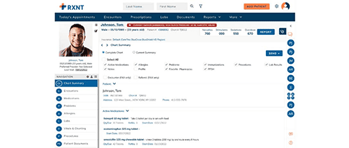 RXNT - medical scheduling software